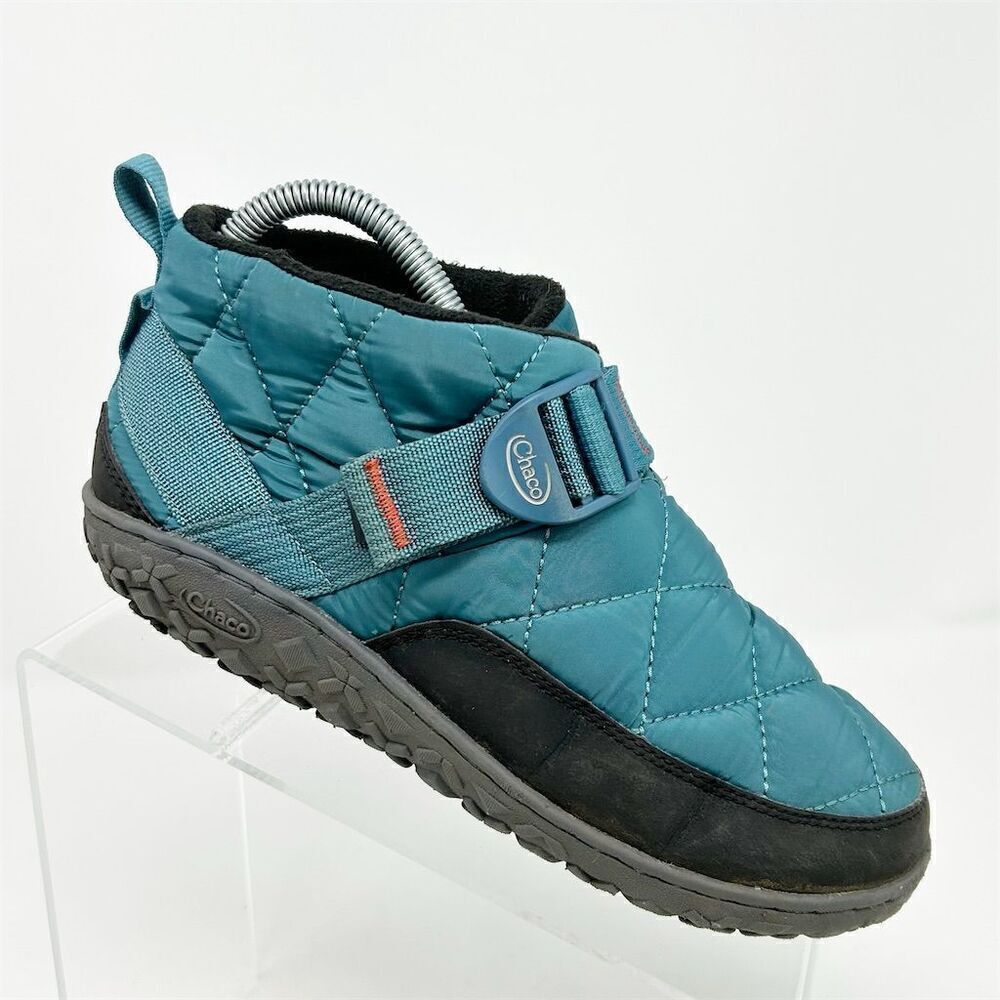 Chaco Ramble Puff Kids Casual Sneaker Slipper Shoes Blue Size 4.5 Outdoor
